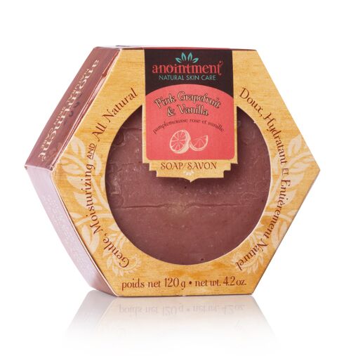Anointment Handcrafted Pink Grapefruit & Vanilla Soap